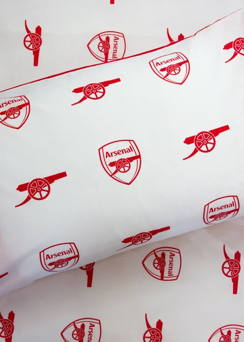 Arsenal Lightning Red Panel Duvet Cover - Single Image 5