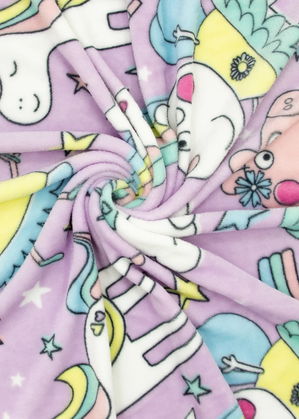 Peppa Pig Purple Bedtime Fleece Blanket - 100 x 150 Image 3