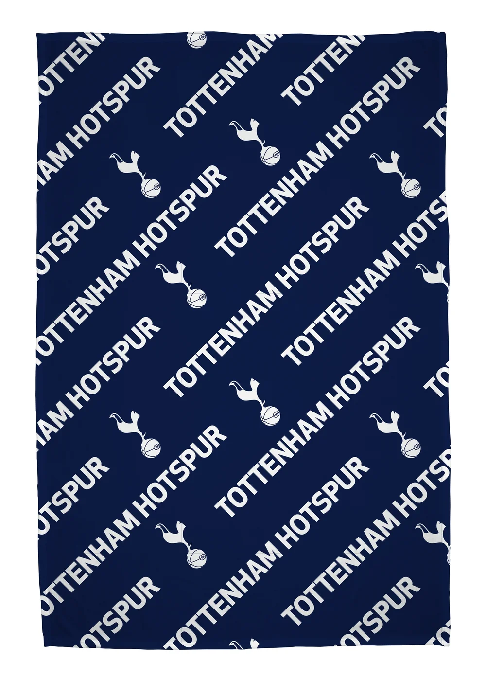Tottenham Hotspur FC Line Blue Fleece Blanket - 100 x 150 Image 2