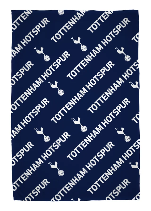 Tottenham Hotspur FC Line Blue Fleece Blanket