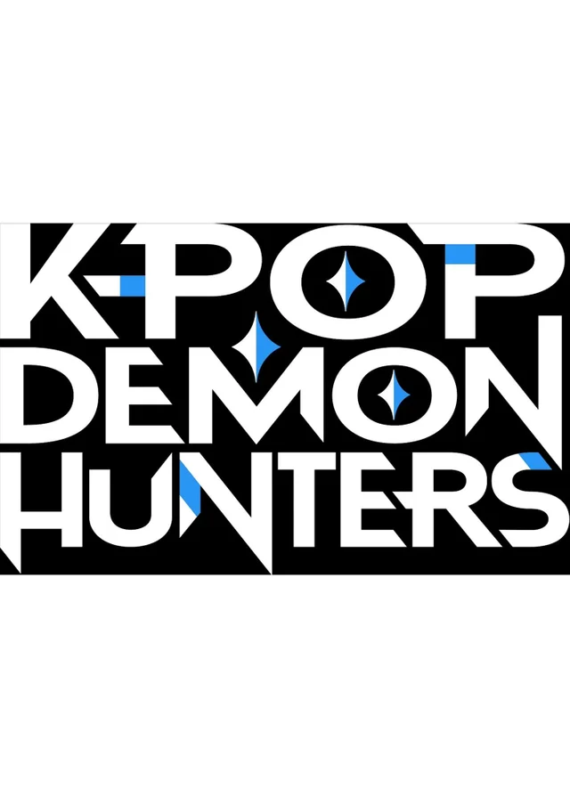 K-Pop Demon Hunters Kids Black Saja Boys Logo T-Shirt (3-13yrs)