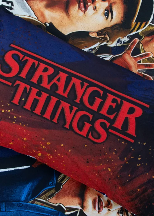 Stranger Things Flames Black Duvet Cover - Double Image 5