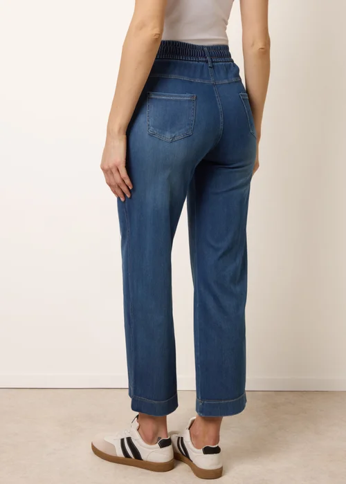 Blue Vanilla Blue Elasticated Waist Jeans - XL Image 5