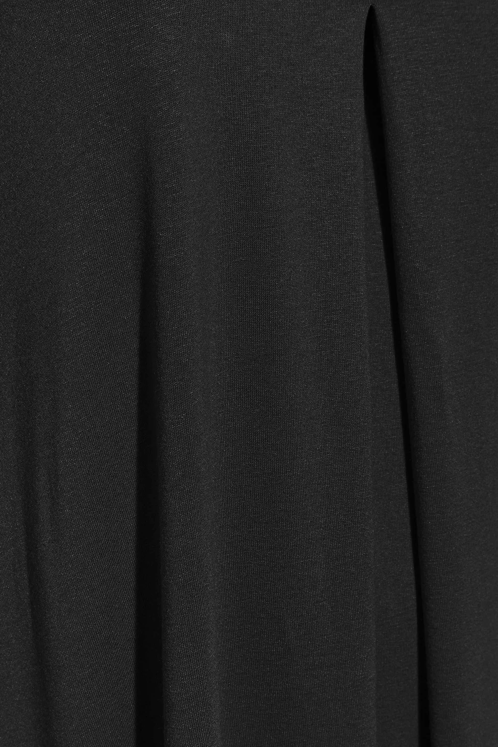 Yours Curve Black Pleat Angel Sleeve Swing Top - 30-32 Image 5