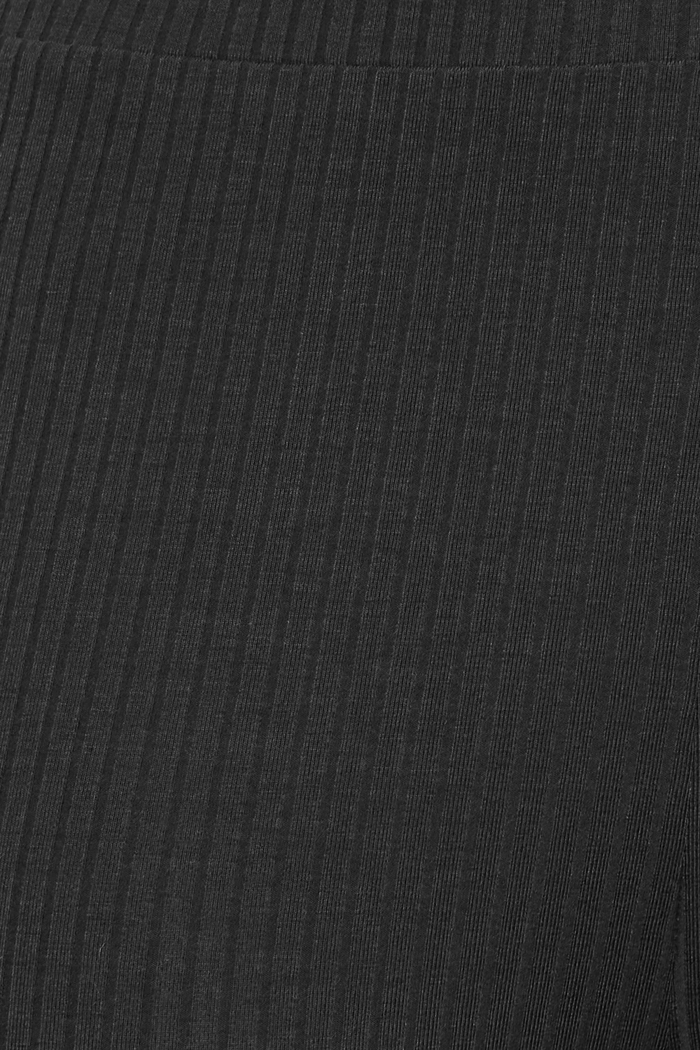 Yours Curve Black Ribbed Leggings - 18 Image 5
