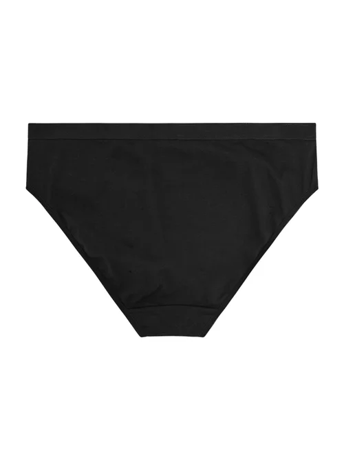 Yours 5 Pack Curve Black High Leg Briefs - 34-36 Image 5