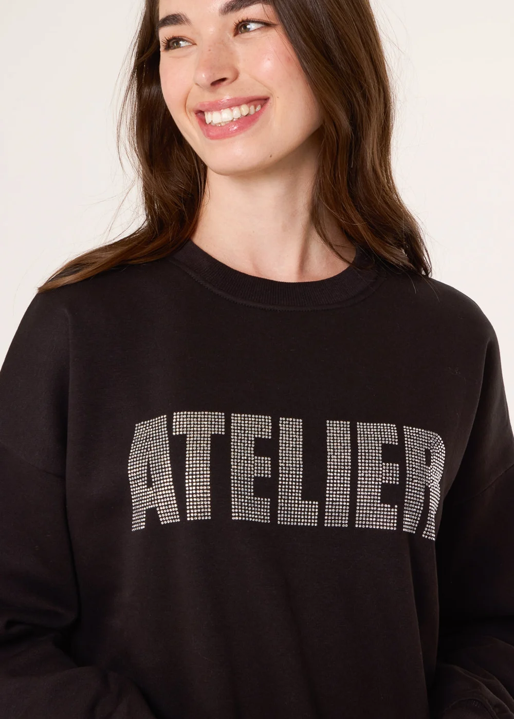 Blue Vanilla Black Atelier Diamante Sweatshirt - L/XL Image 3