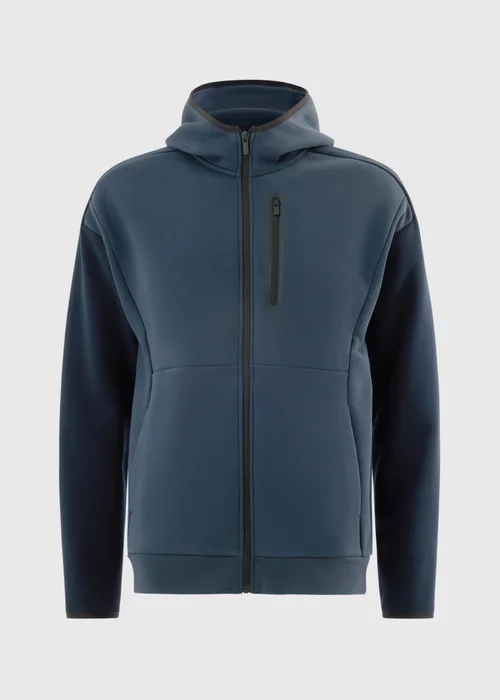 Souluxe Navy Zip Up Hoodie - XS Image 4