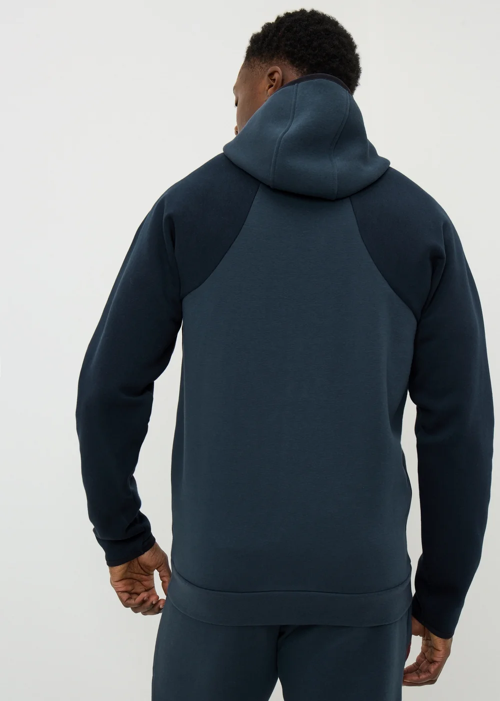 Souluxe Navy Zip Up Hoodie - XS Image 3