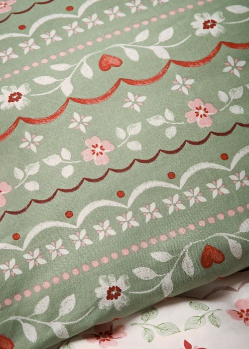 Red Robin Fairisle Duvet Set - Single Image 3