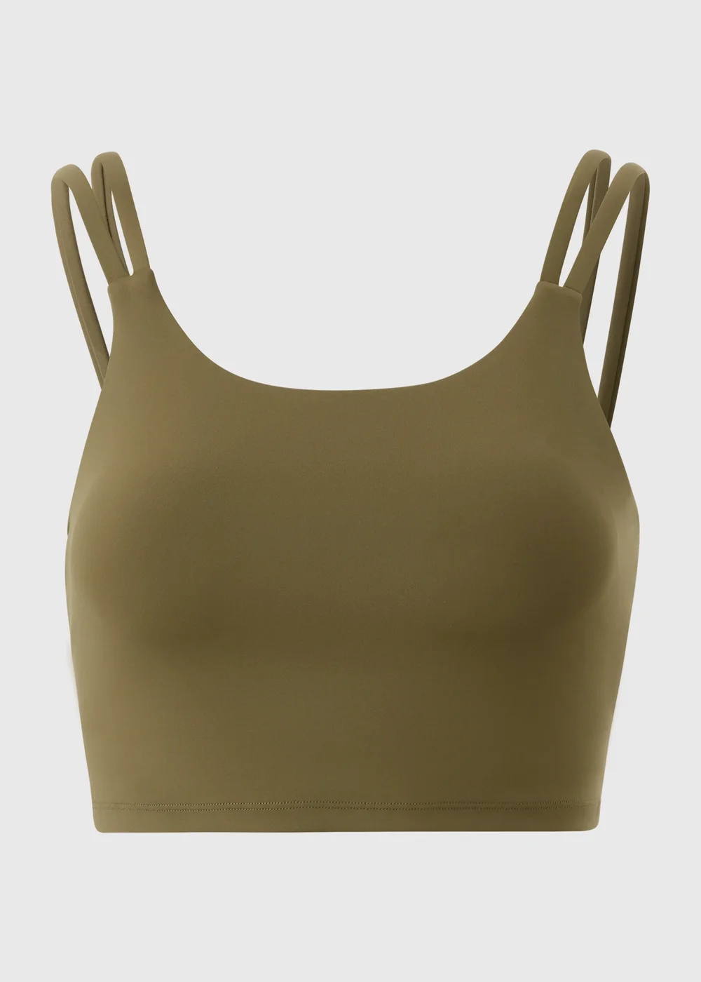Khaki Double Strap Cami Top - S Image 4