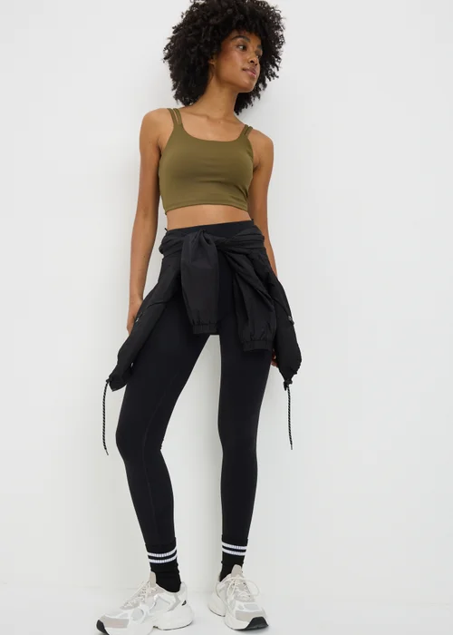 Khaki Double Strap Cami Top - S Image 2