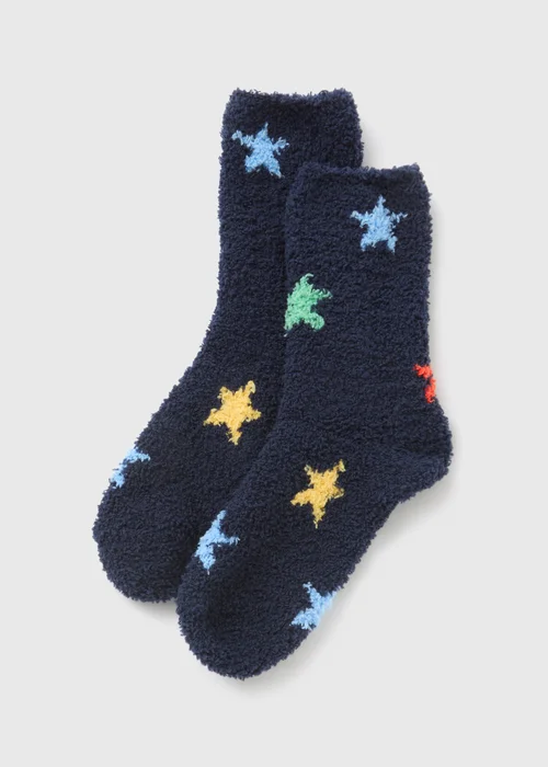 Alder Hey Adult Navy Cosy Socks - 4-8 Image 1