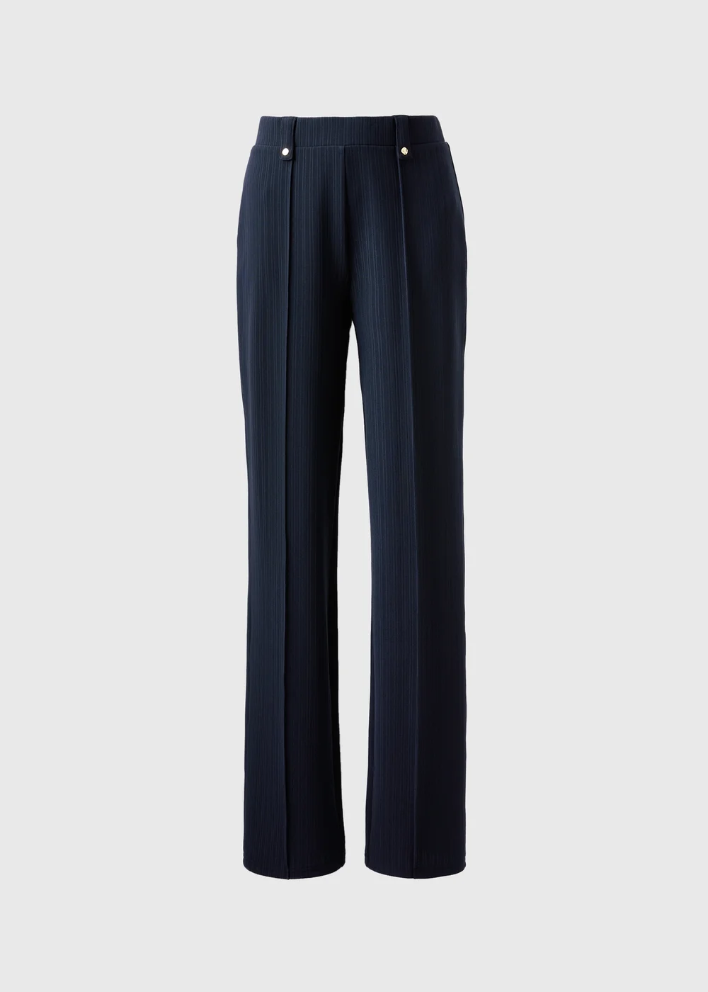 Ribbed Straight Leg Trousers - 14/L29 Image 4