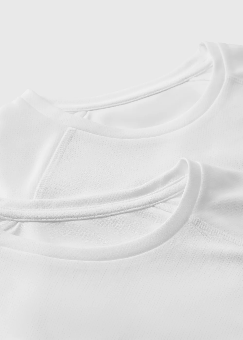 2 Pack Kids White Sports T-Shirts (3-12yrs) - 4 Yrs Image 2