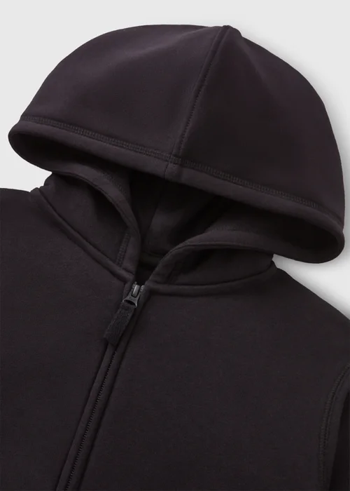 Boys Black Zip Up Hoodie (4-13yrs) - 4 Yrs Image 2