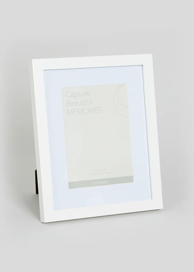 White 5x7 Photo Frame