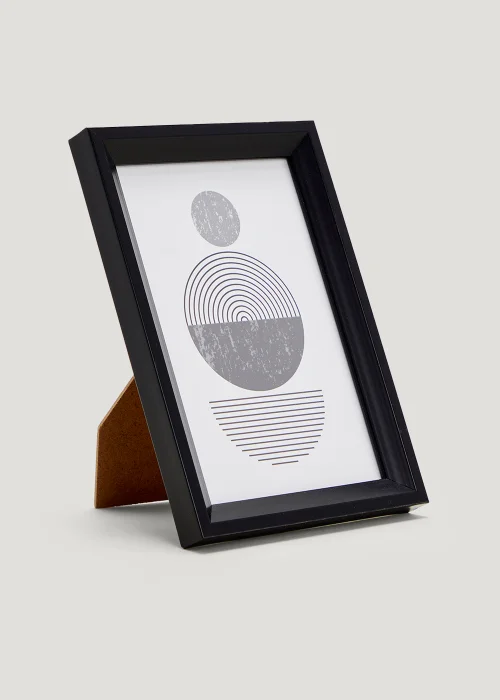 Black Plastic 4x6 Frame Image 1