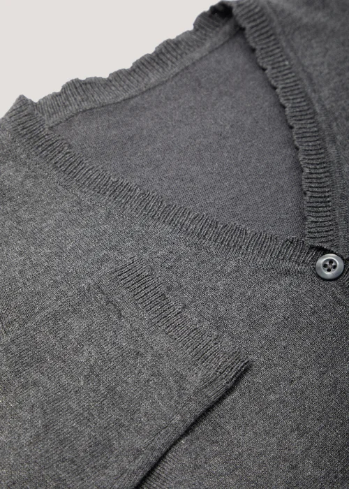 2 Pack Girls Grey School Cardigans (4-13yrs) - 3 Yrs Image 2