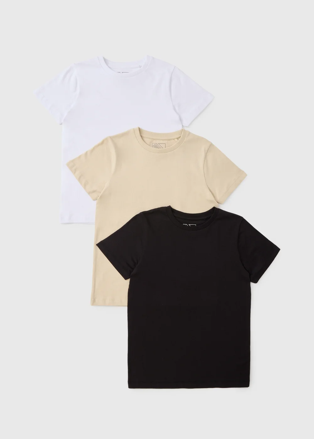 3 Pack Boys Multicolour Core T-Shirts (7-15yrs) - 7 Yrs Image 1