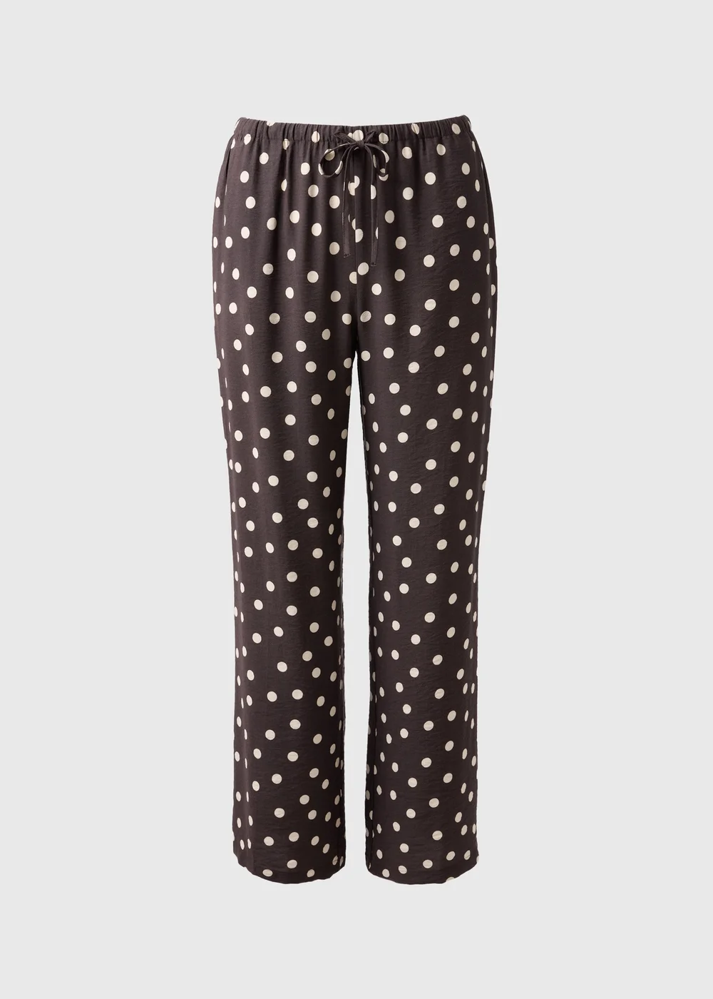 Brown Polka Dot Co Ord Trousers - 8/L33 Image 4