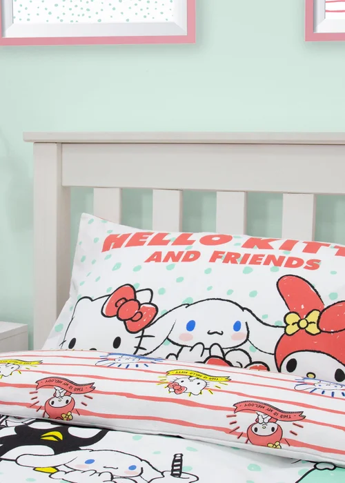 Hello Kitty Rare Pink Rotary Duvet Cover - Single Image 4