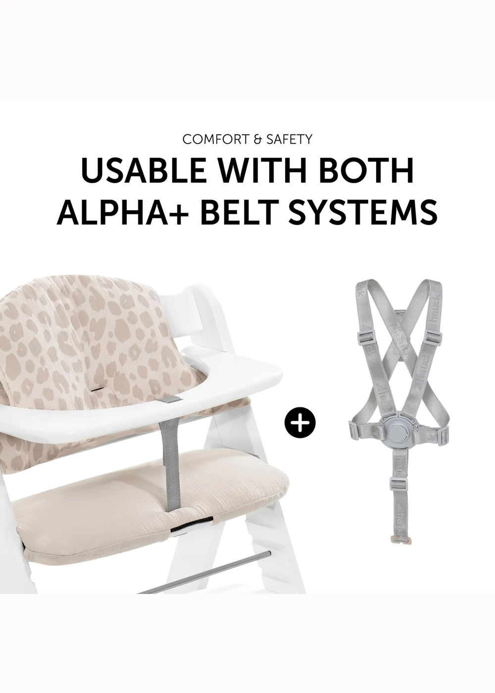 Hauck Leopard Alpha Highchair Pad Select - One Size Image 6