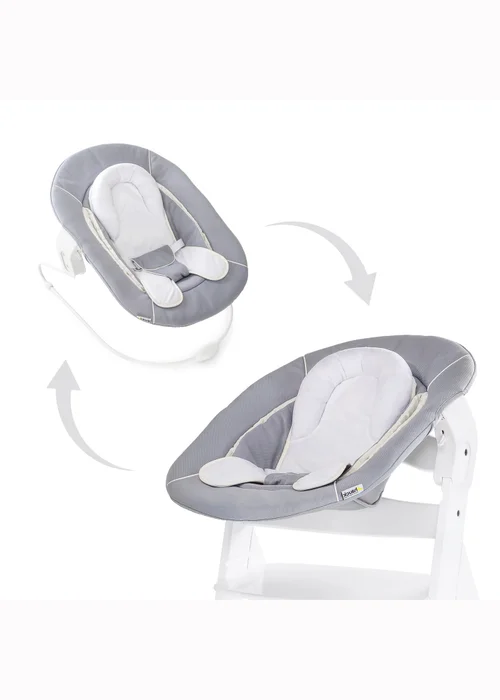 Hauck Grey Alpha Bouncer 2 in 1 Stretch - One Size Image 1