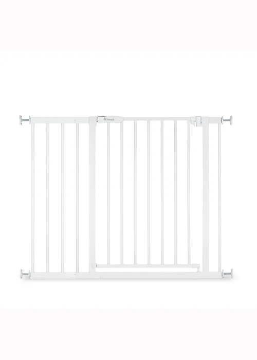 Hauck White Open N Stop 2 Set & 21cm Extension Bed Rail - One Size Image 1