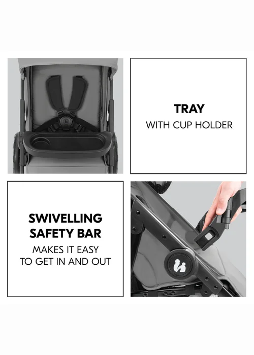 Hauck Grey Shop N Care Pushchair - One Size Image 5