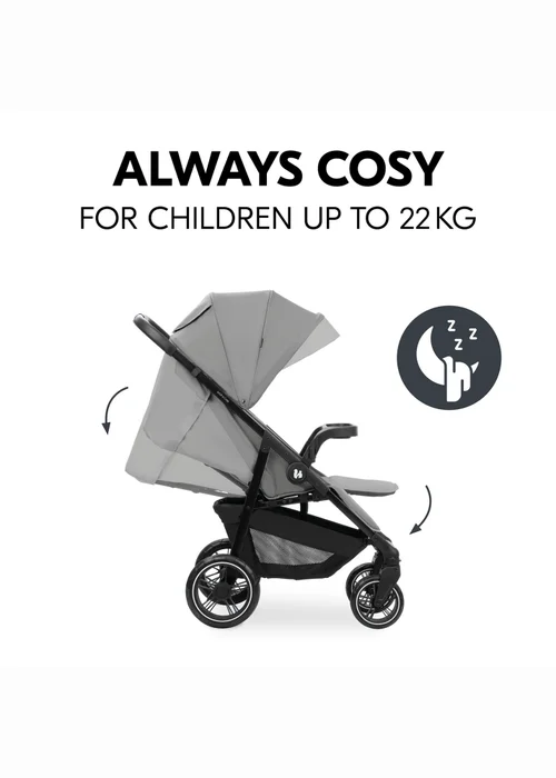 Hauck Grey Shop N Care Pushchair - One Size Image 4