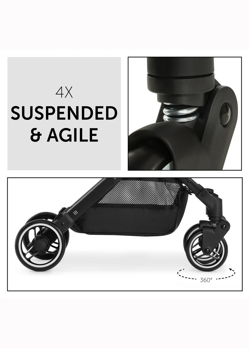 Hauck Navy Blue Travel N Care Pushchair - One Size Image 5