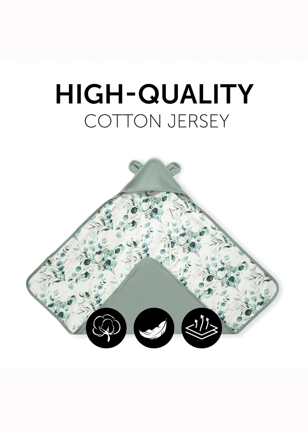 Hauck Green/White Snuggle N Dream Blanket - One Size Image 4