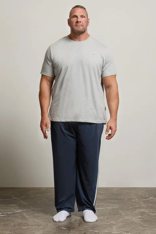 BadRhino Navy Blue Lightweight Lounge Joggers - 5-6XL Image 2