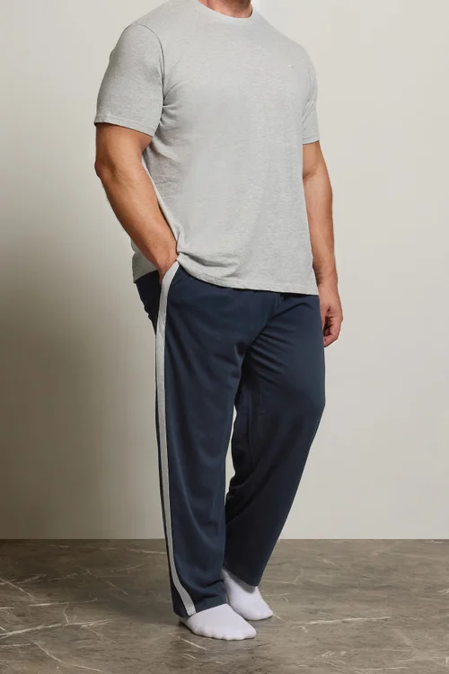 BadRhino Navy Blue Lightweight Lounge Joggers - 5-6XL Image 1