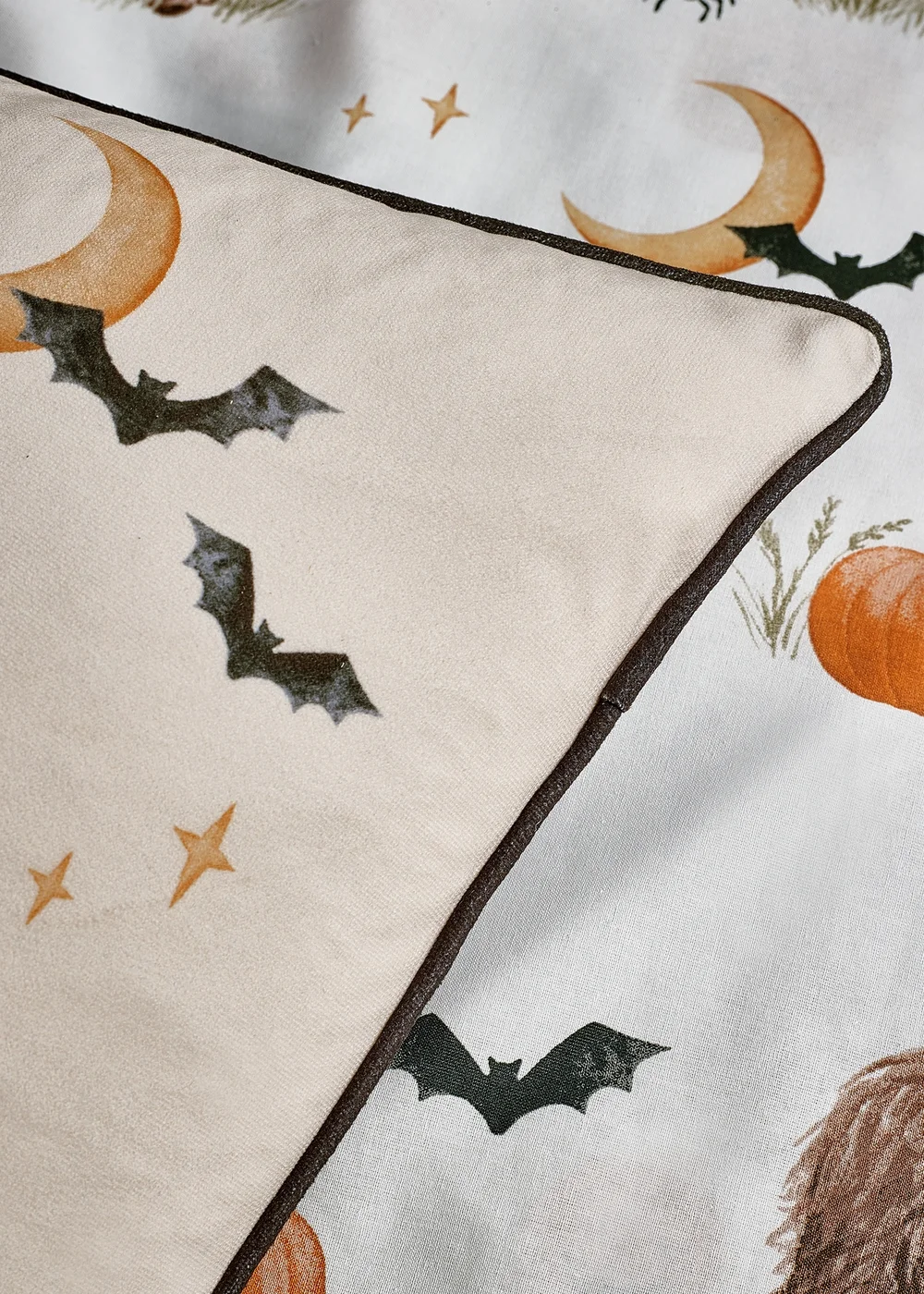 Catherine Lansfield Natural Halloween Highland Cow Soft Touch Cushion - 45cm x 45cm Image 2
