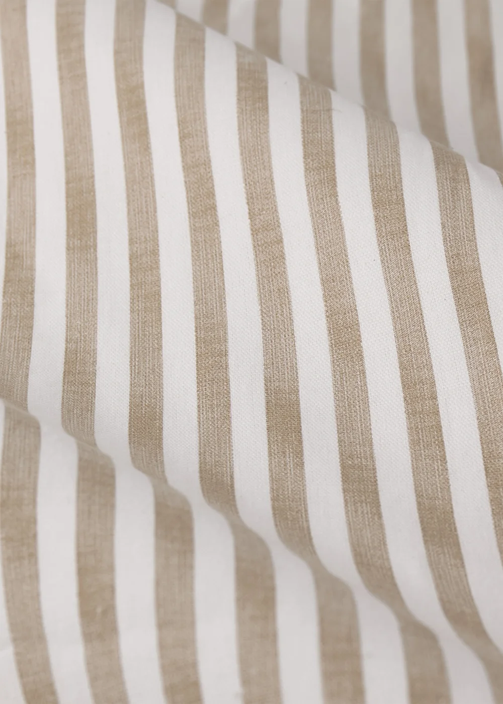 Yard Hebden Stripe Cotton Pencil Pleat Curtains Natural - 46W X 54D (117x137cm Image 5