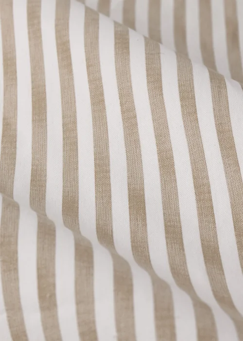 Yard Hebden Stripe Cotton Eylet Curtains Natural - 46W X 54D (117x137cm Image 5