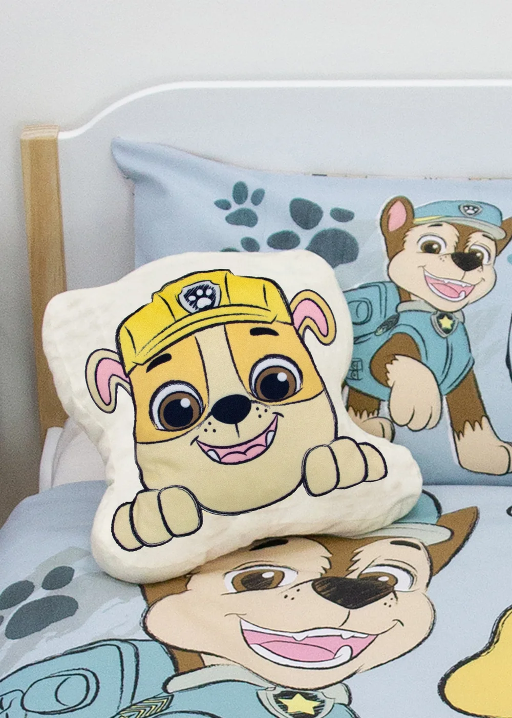 Paw Patrol Sketchy Brown Shaped Cushion - One Size Image 2