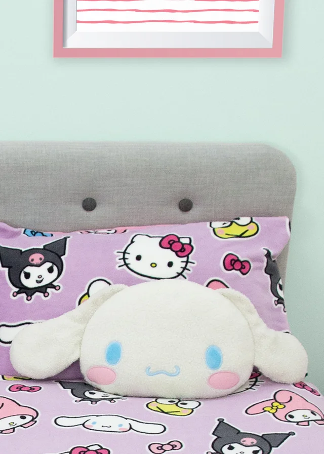 Hello Kitty Cinnamoroll White Shaped Cushion
