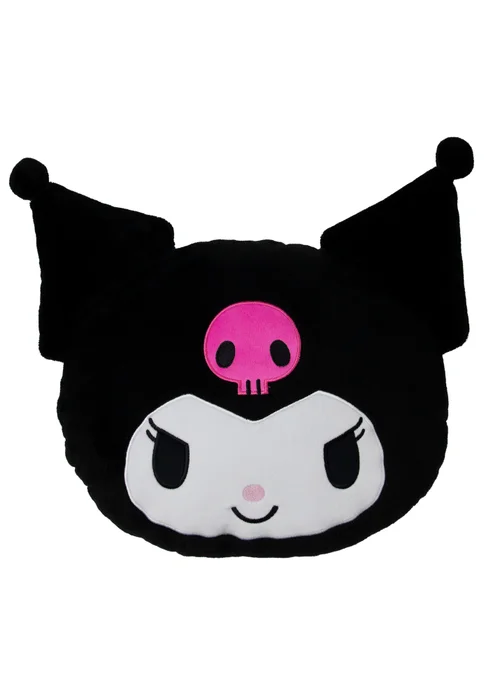 Hello Kitty Kuromi Black Shaped Cushion - One Size Image 3