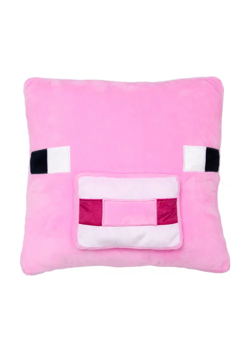 Minecraft Vibes Green Shaped Cushion - One Size Image 3
