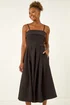 Roman Black Bardot Premium Stretch Midi Dress - 20 Image 1