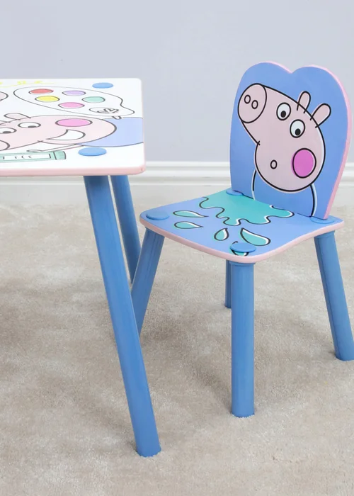 Peppa Pig Playful Pink Table & Chair Set - One Size Image 2