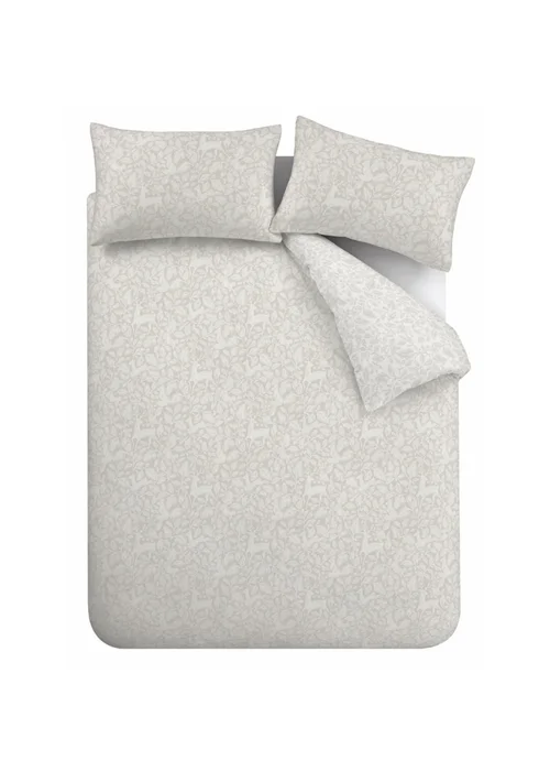 Bianca Fine Linens Natural Woodland Cotton Reversible Duvet Cover Set - Single Image 5