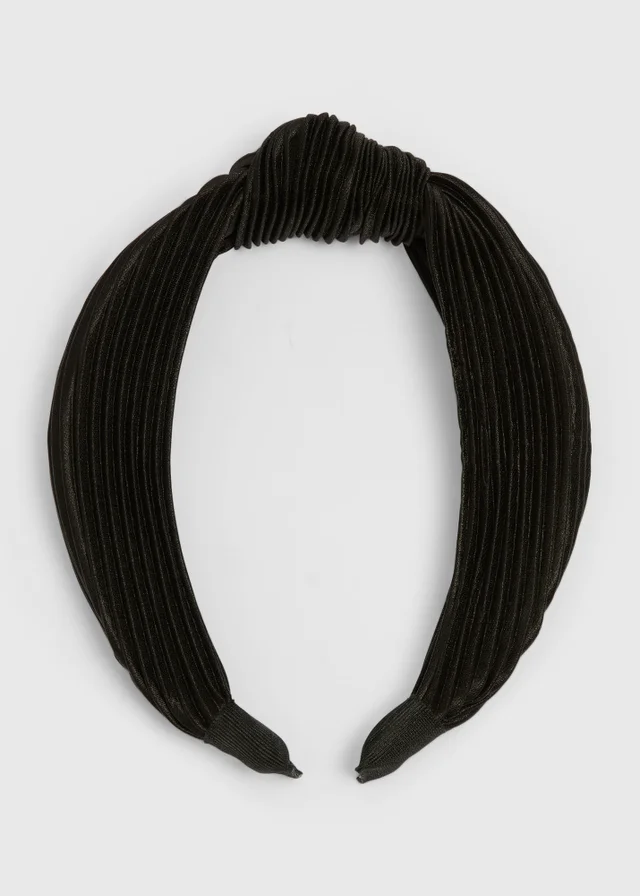 Girls Black Knot Hairband