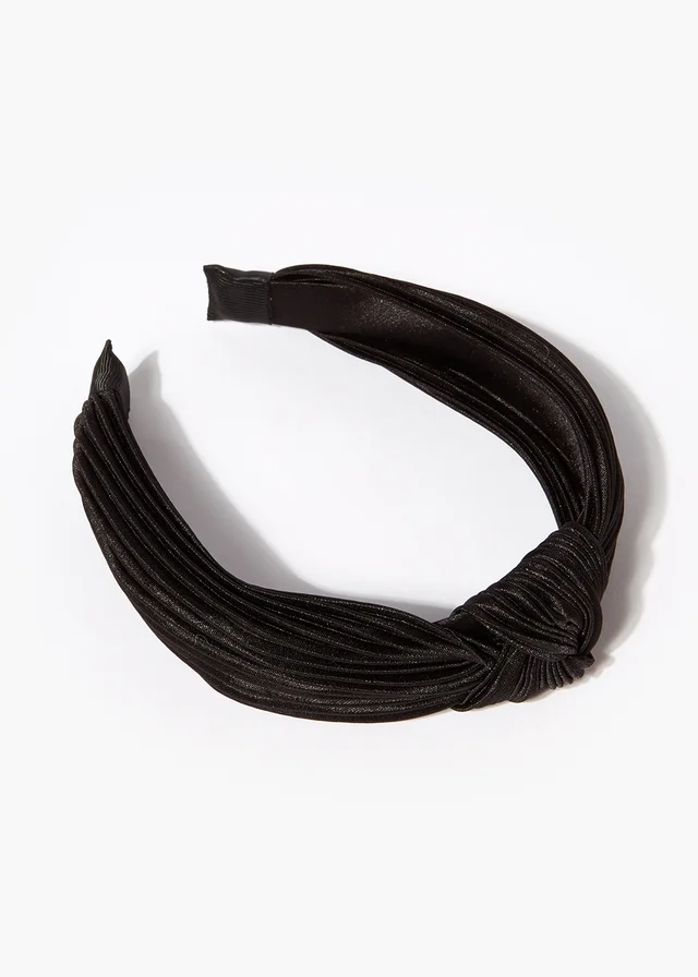 Girls Black Knot Hairband