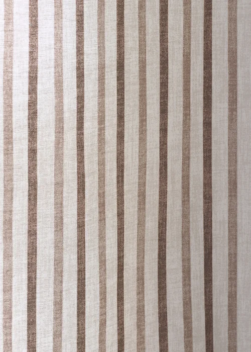 Catherine Lansfield Logan Stripe Lined Eyelet Curtains Natural - 66W X 72D (168x183cm) Image 3