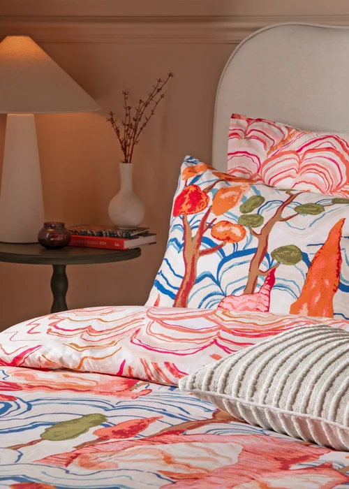 Furn Terra Nova Printed Reversible Multicolour Duvet Set - Single Image 5