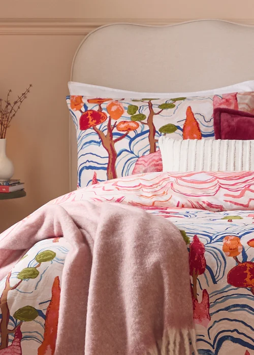 Furn Terra Nova Printed Reversible Multicolour Duvet Set - Single Image 3